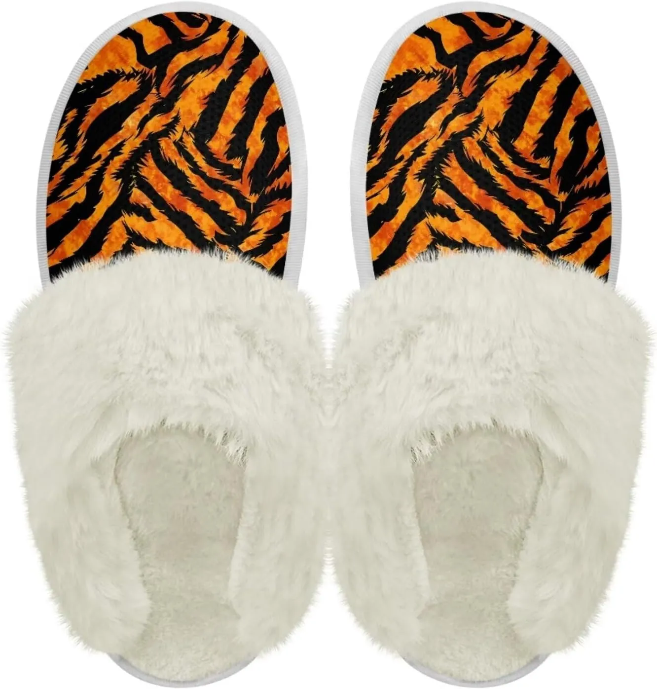 Women's Fuzzy Slipper Home Slippers Fluffy Winter House Shoes Soft Sole Slippers for Indoor