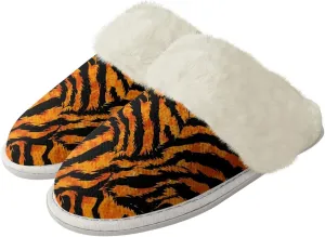 Women's Fuzzy Slipper Home Slippers Fluffy Winter House Shoes Soft Sole Slippers for Indoor