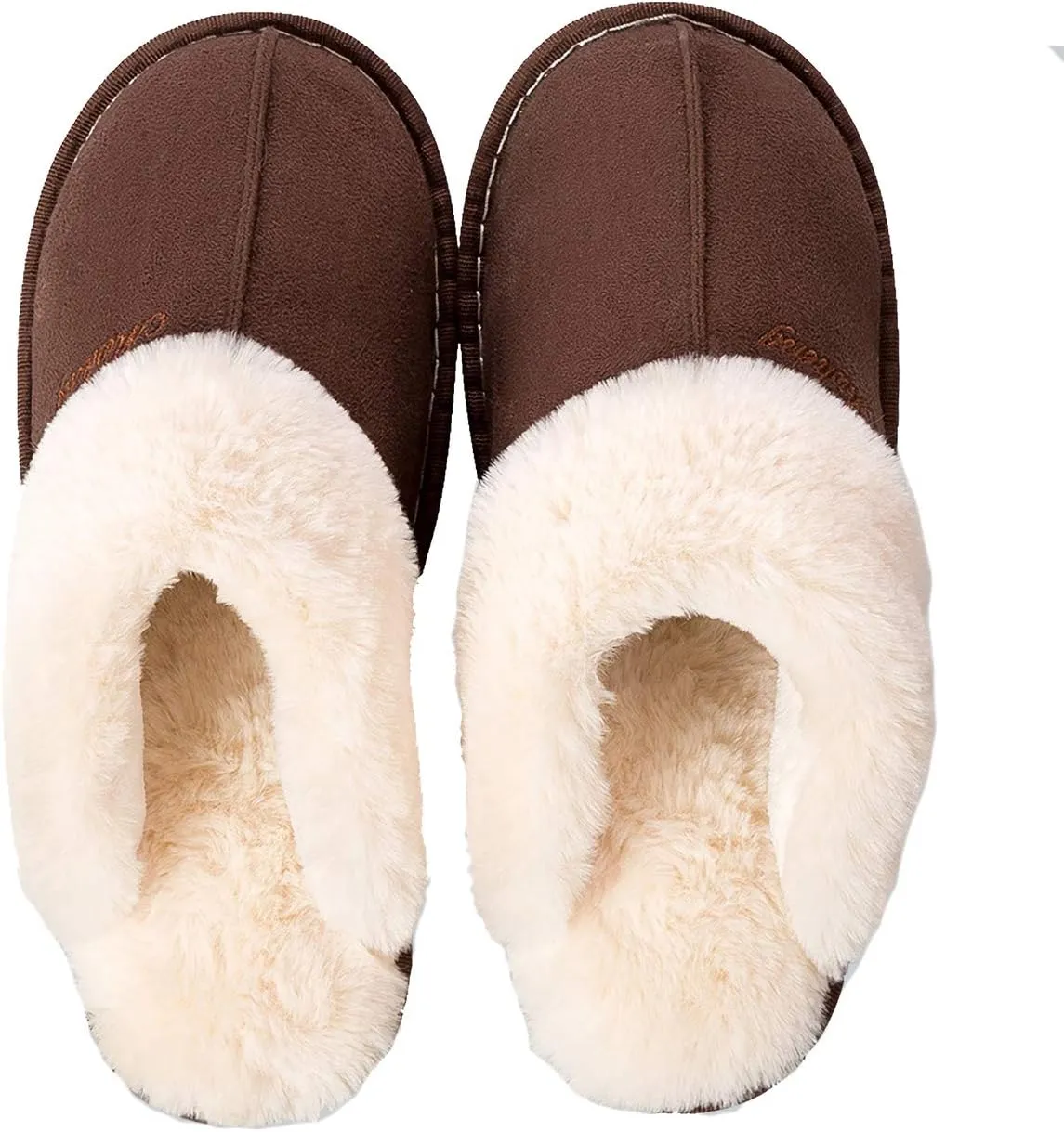 Womens Slippers Soft Plush Warm House Shoes Anti-Slip Fluffy Fur Indoor/Outdoor Slippers