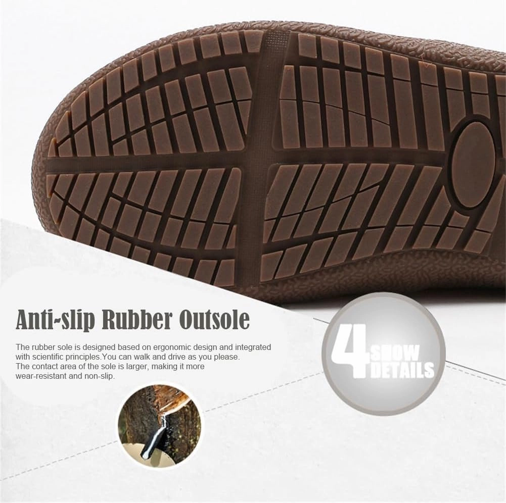 Womens Men Waterproof Warm Plush Lined Outdoor Snow Ankle Boots, Fashionable Winter Shoes for Ultimate Comfort