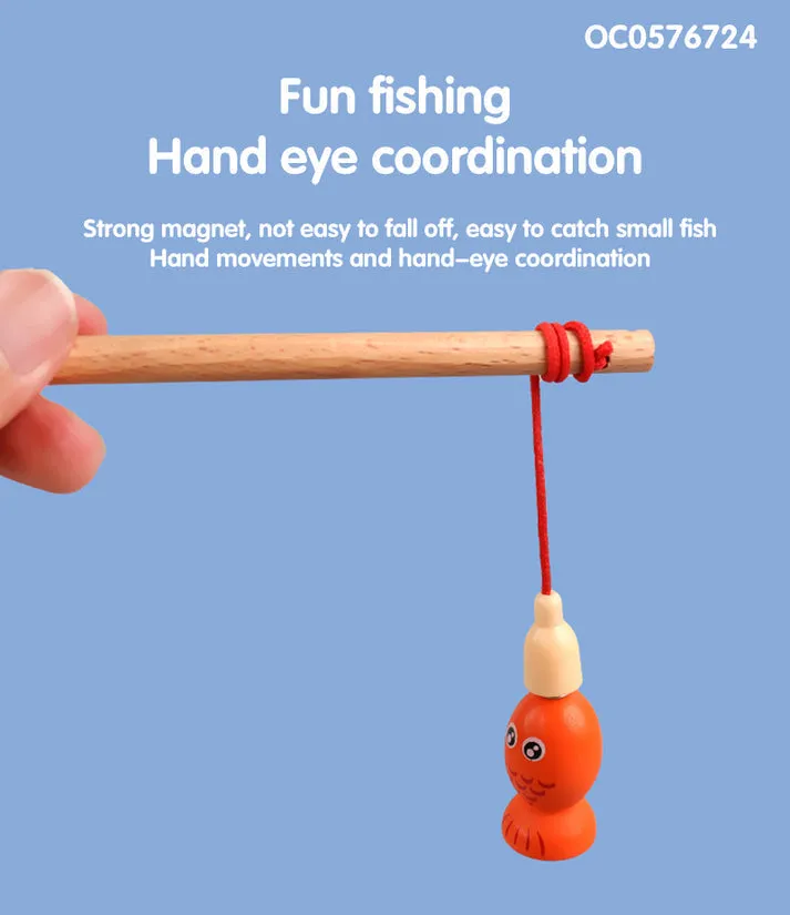 Wooden Fishing Four Post Game