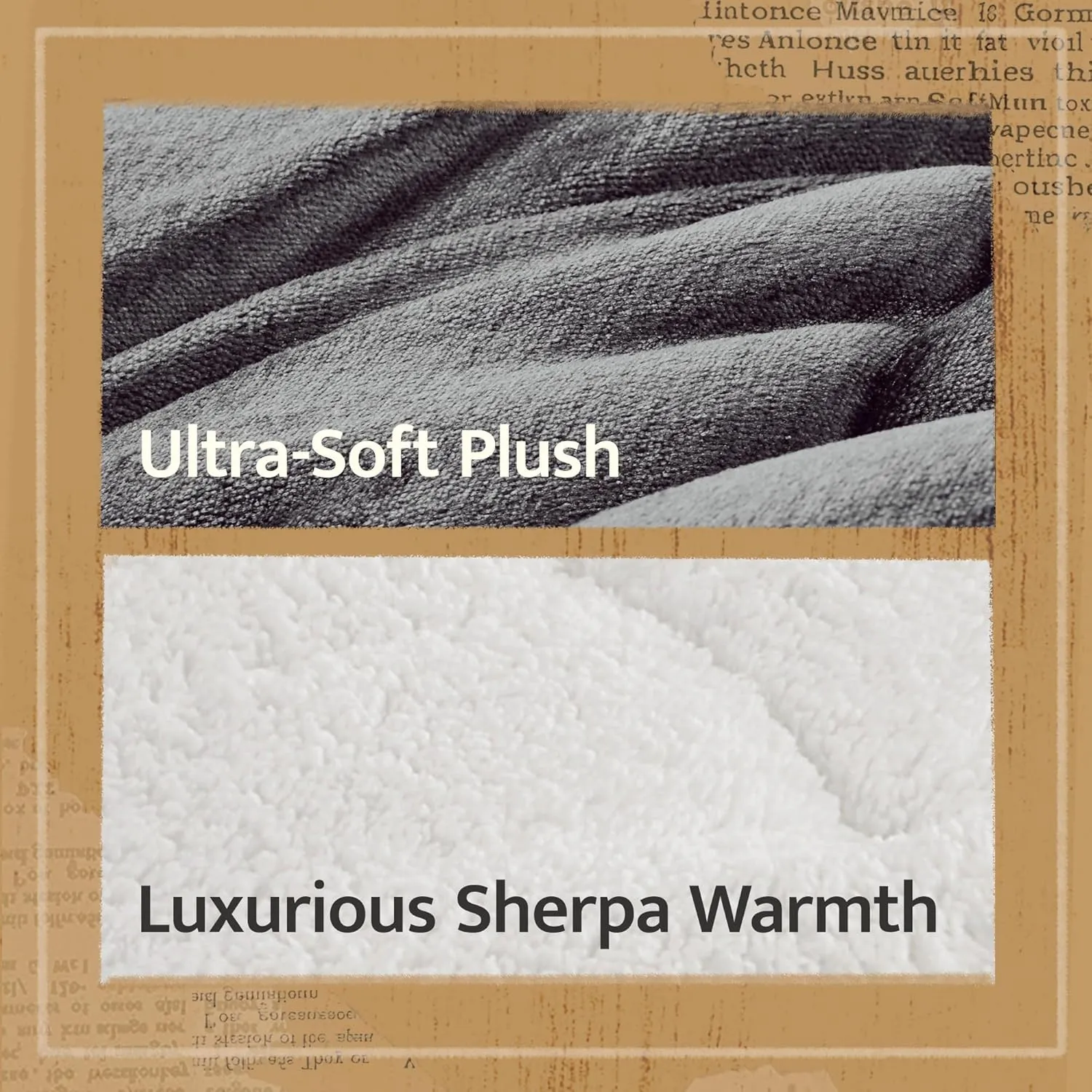 Woolrich Reversible Comforter Set Ultra Soft Plush to Sherpa, Down Alternative, Cold Weather Winter Warm Bedding, with Matching Sham, Decorative Pillow Charcoal/Ivory King 4 Piece