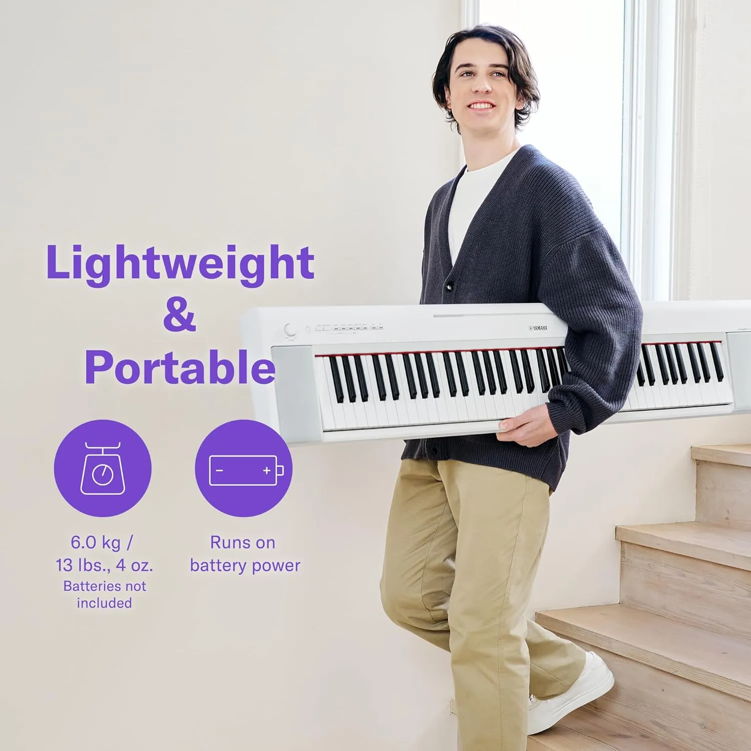 Yamaha, 76-Key Portable Keyboard, (NP35B)