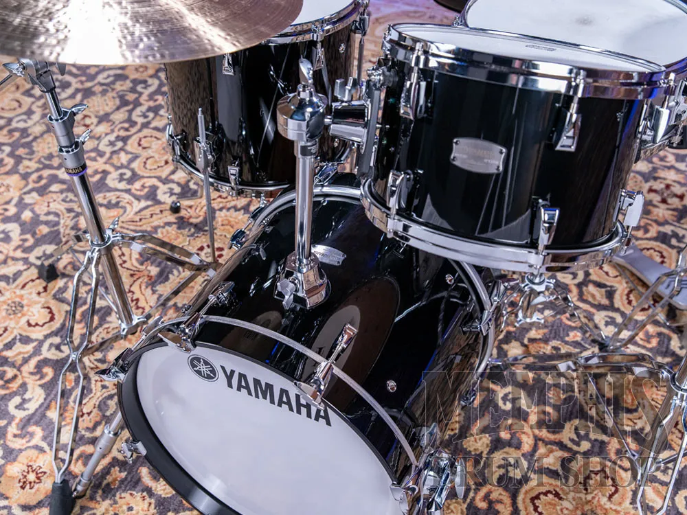 Yamaha Absolute Hybrid Maple Drum Set 18/12/14 - Solid Black