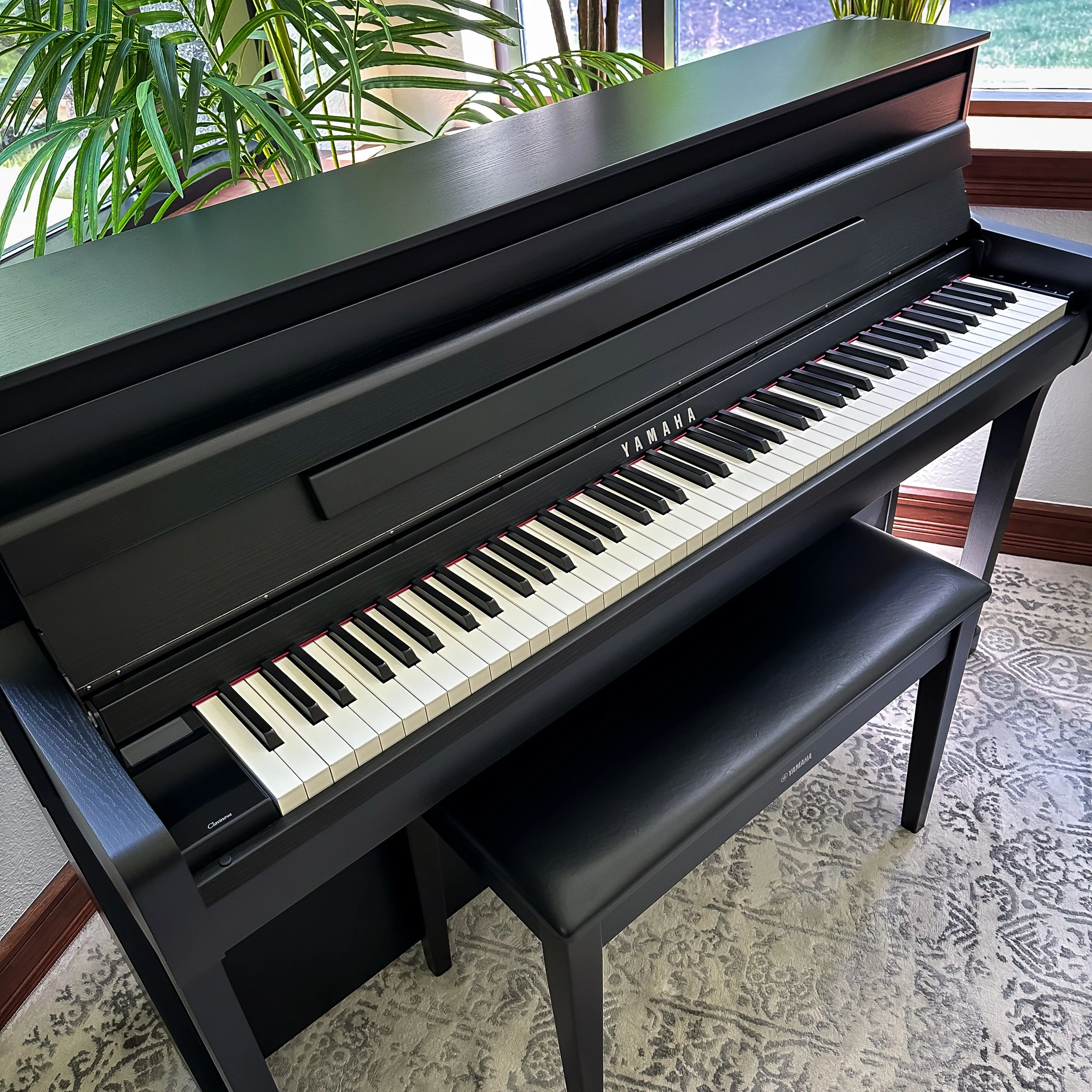 Yamaha Clavinova CLP-885 Digital Piano - Matte Black