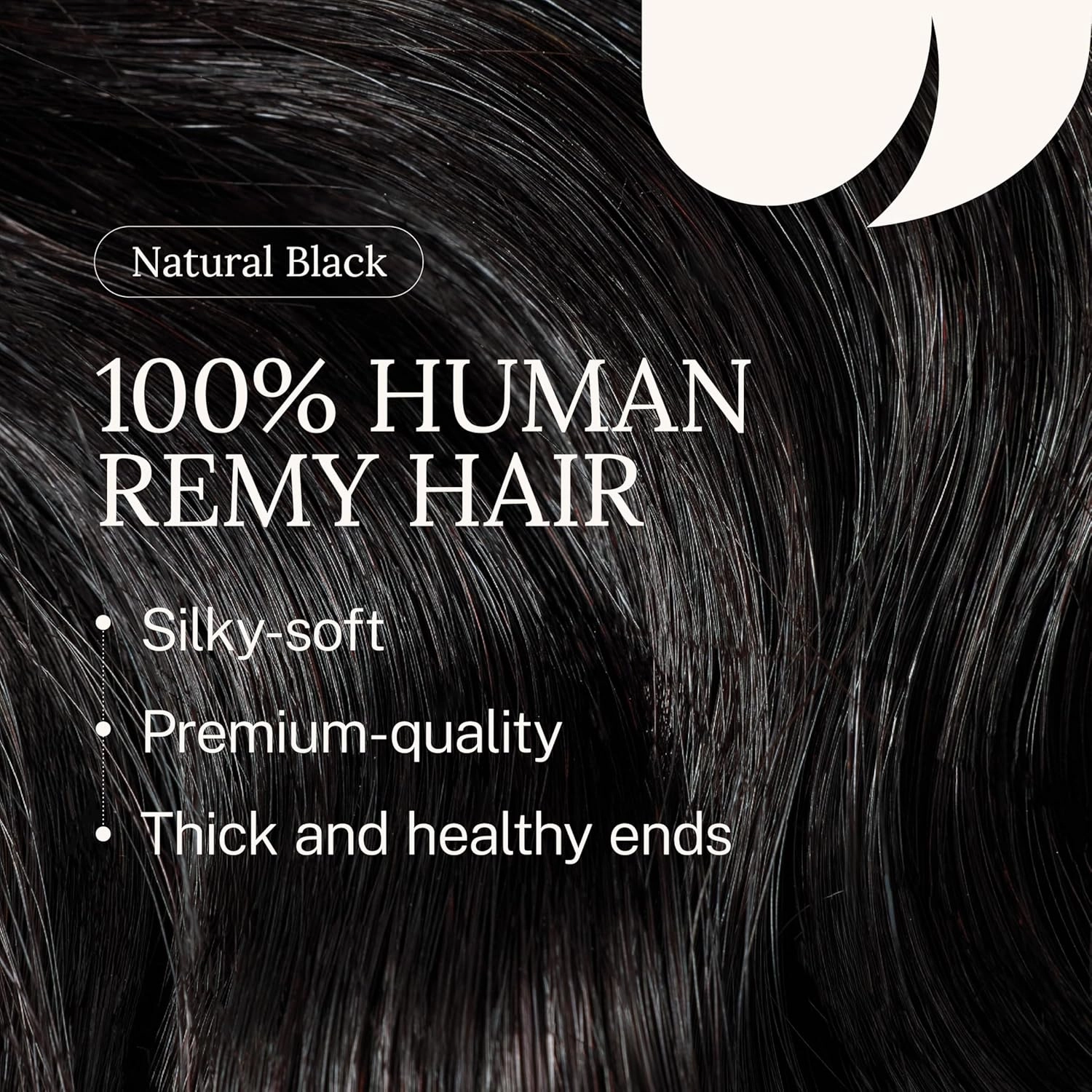 Zala Clip In Hair Extensions - 100% Human Hair - Easy Install & Natural Full Head of Remy Hair Extensions - Gain Volume & Length Instantly - 9 Piece Clip-in Set in Natural Black (230g / 24 inch)